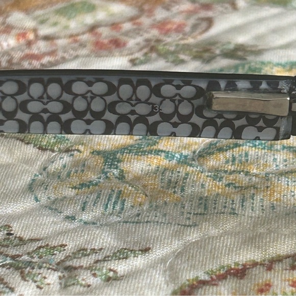 Coach Caden 217 Black Metal And Plastic Eyeglass Frames Y2K Vintage 90’s - Picture 8 of 9